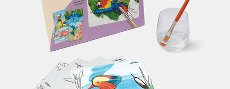 image of aquapaint drying