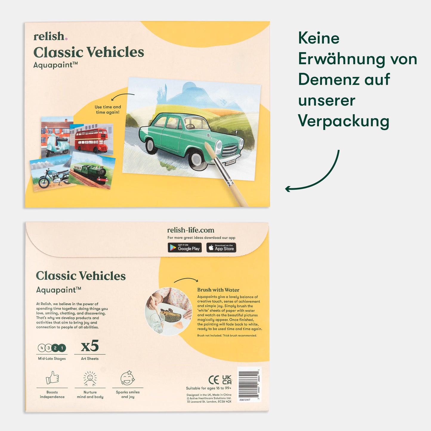 Aqua paint set for dementia, ideal for care home activities, fostering creativity and joy in elderly with Alzheimer's.|market_de