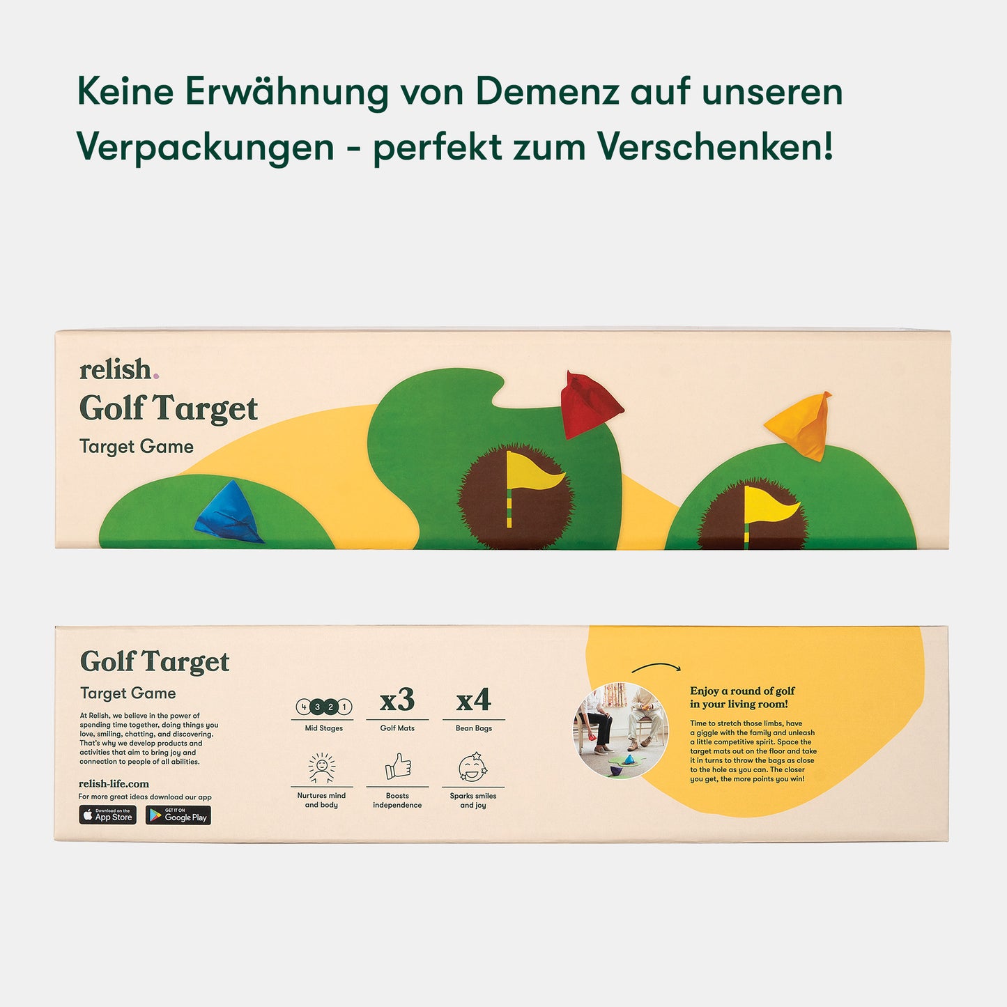 Golf Target game box for dementia, ideal for care homes. Enhances engagement and joy for elderly with Alzheimer's.|market_de