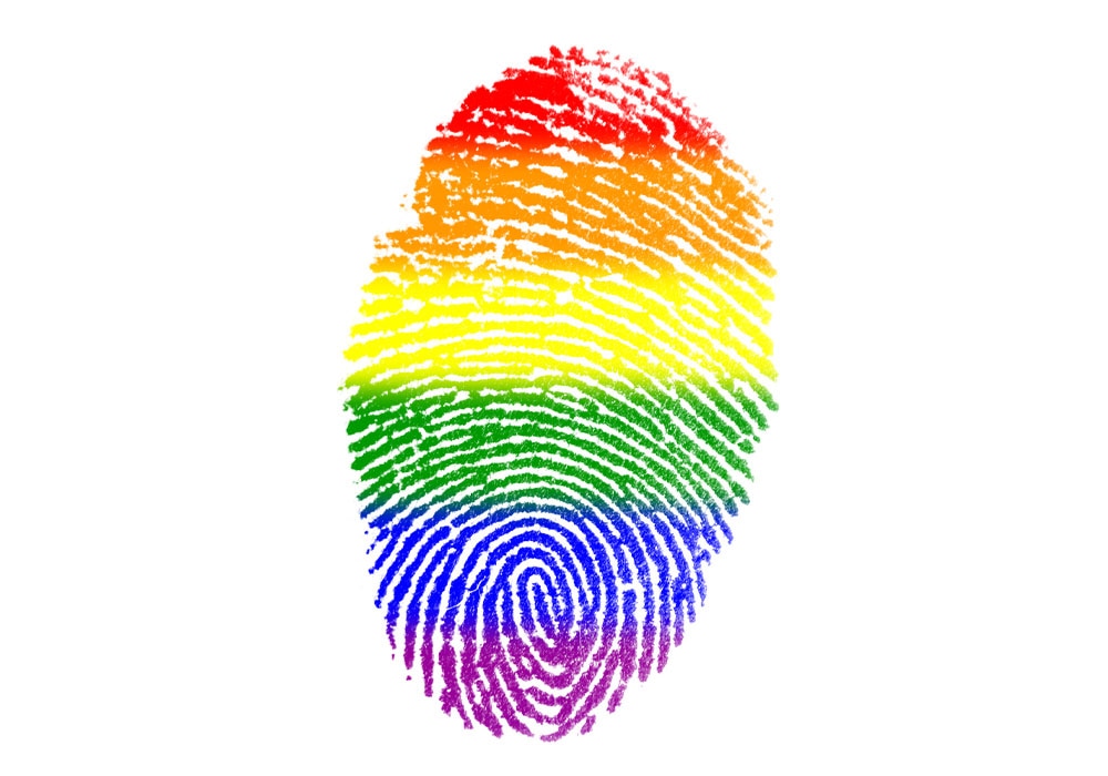 Fingerabdruck-Kunst
