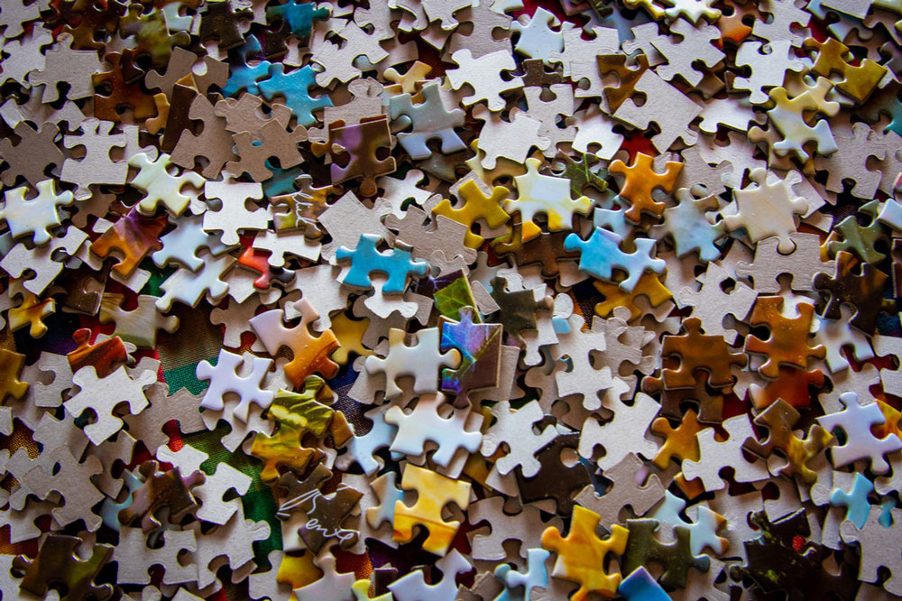 Painterly Puzzle Art