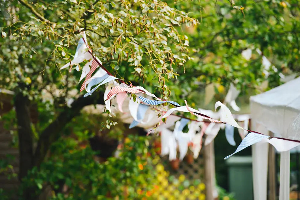 Fiesta de verano en el jardín