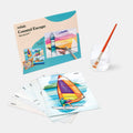 Aquapaint Coastal Escape set by Relish, designed for people with dementia and Alzheimer's, featuring colourful illustrations and a brush.|market_au_ca_dk_fi_fr_international_ie_it_nl_pt_es_se_gb_us