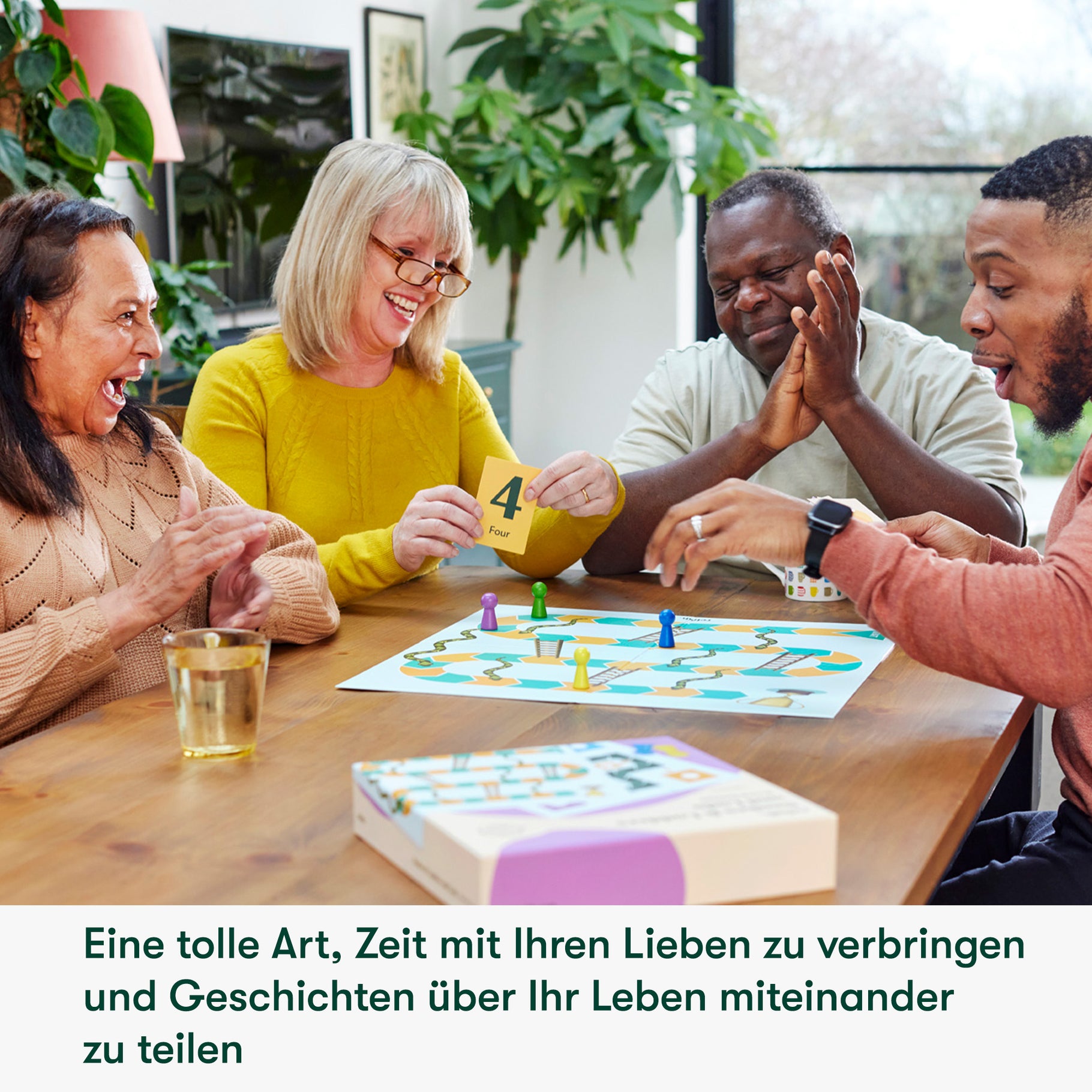 Elderly playing board game, fostering joy and engagement in care homes. Ideal activities for people living with dementia and elderly.