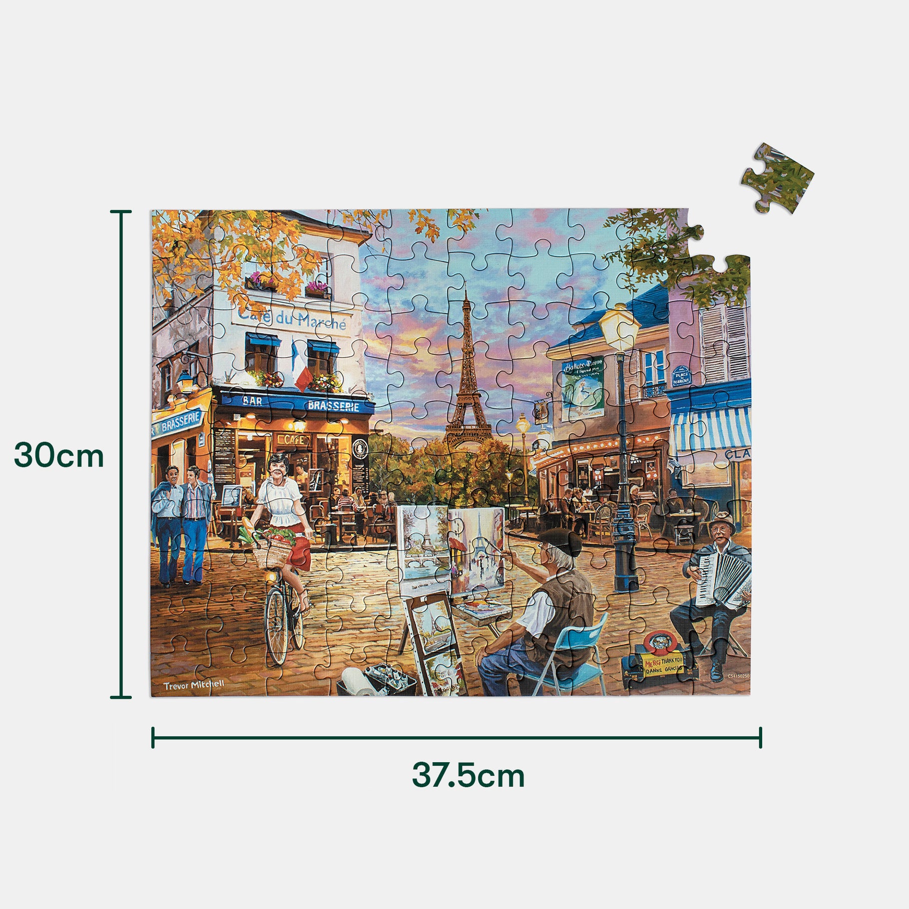 Paris street puzzle, ideal for dementia activities, offers engaging care home activities and gifts for elderly with dementia.