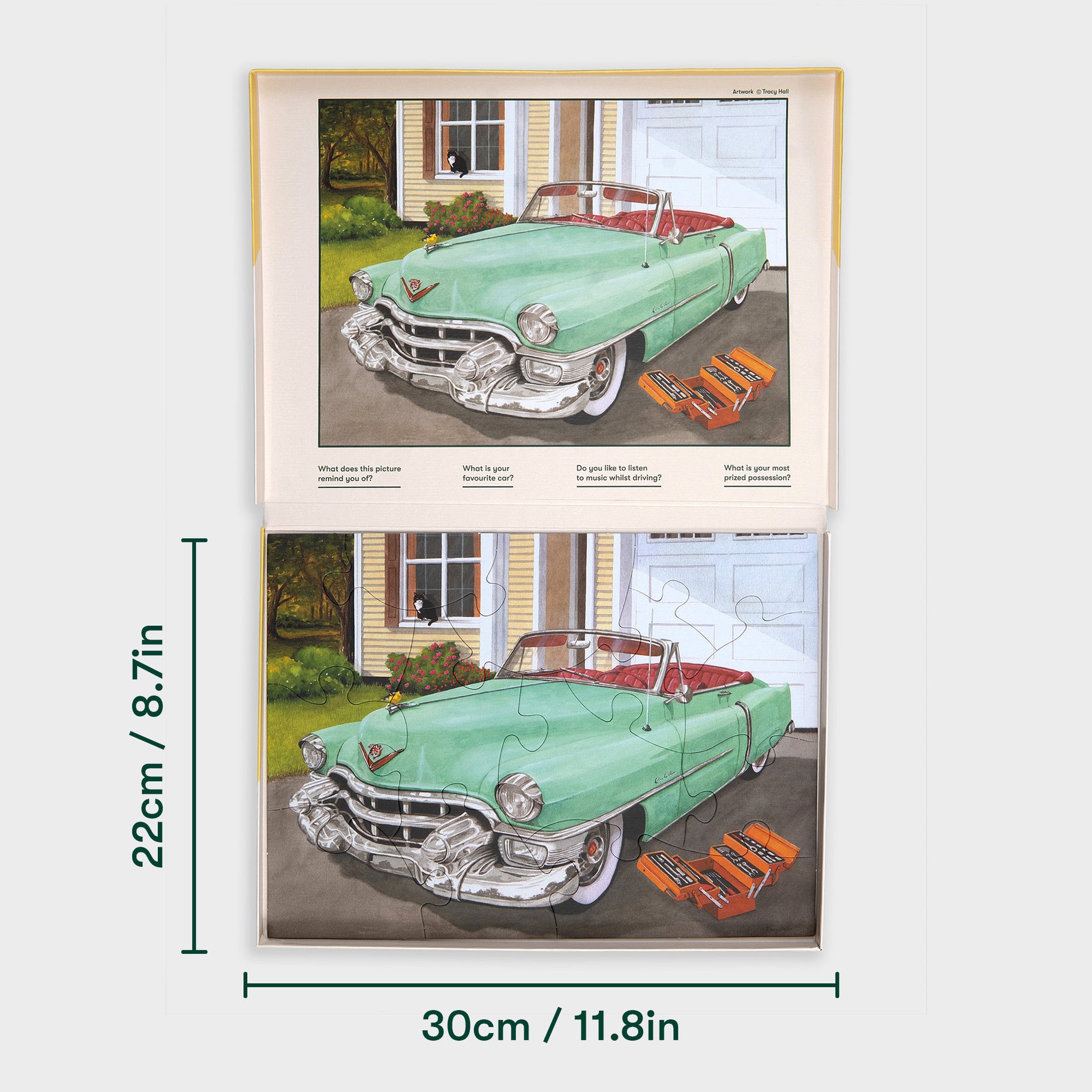 Puzzle of a vintage car, ideal for dementia activities, care home activities, and gifts for dementia patients.