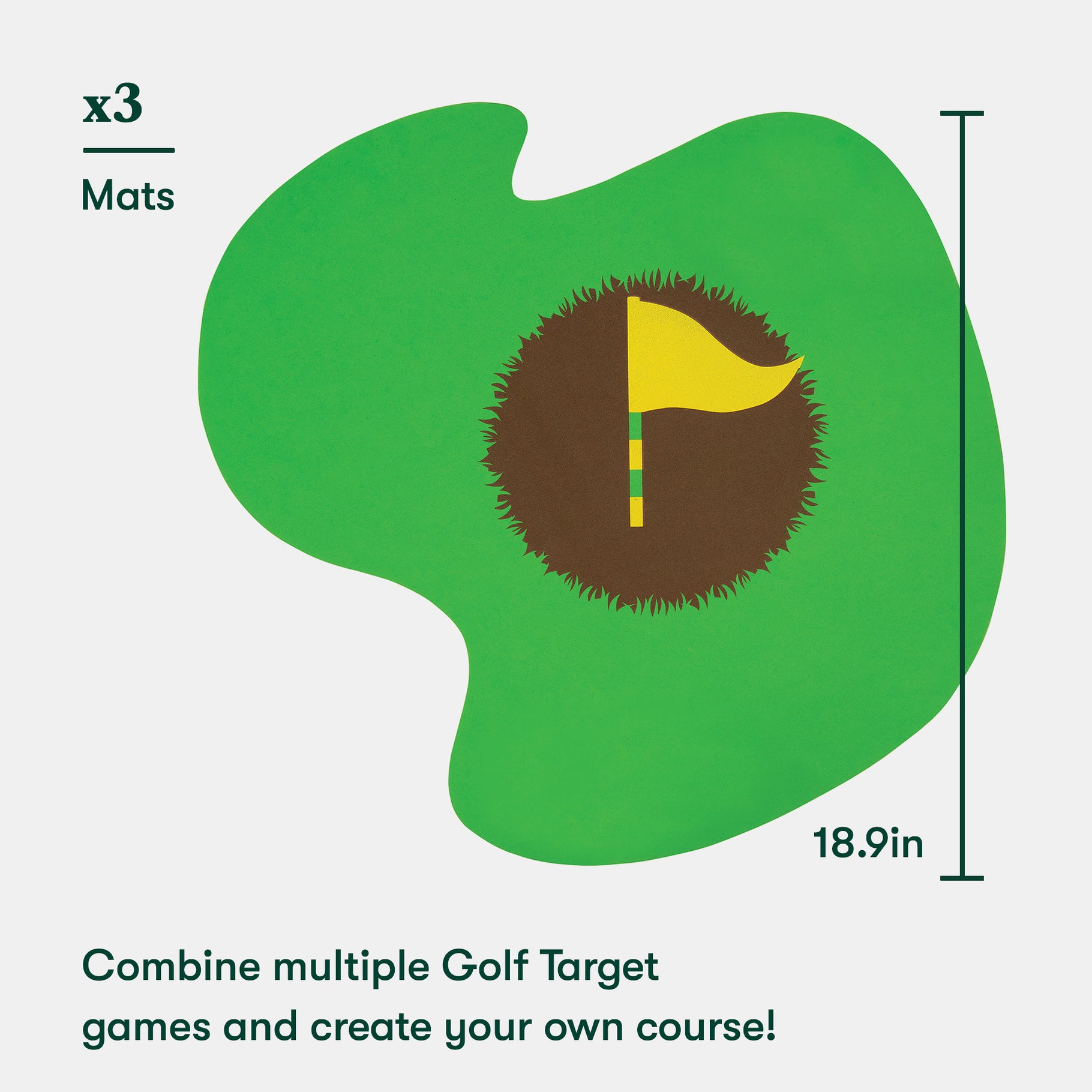 Golf target mat for dementia activities, ideal for care homes. Encourages engagement and fun for elderly with dementia.
