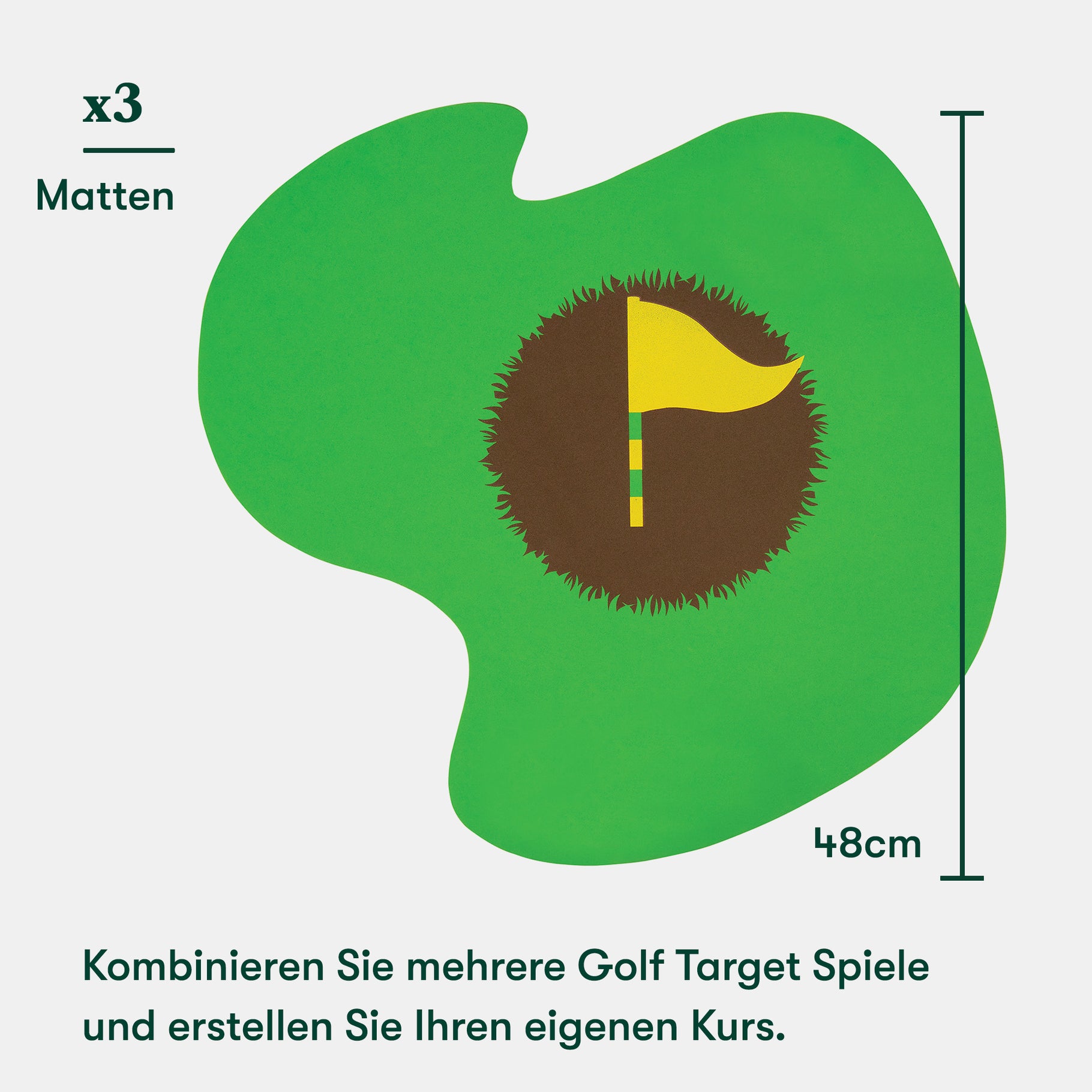 Golf target mat for dementia activities, ideal for care homes, offers engaging games for elderly and Alzheimer's patients.