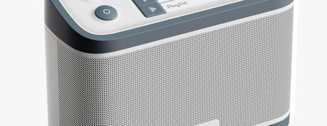 Comparison chart highlighting features of Relish radios designed for dementia-friendly usability.