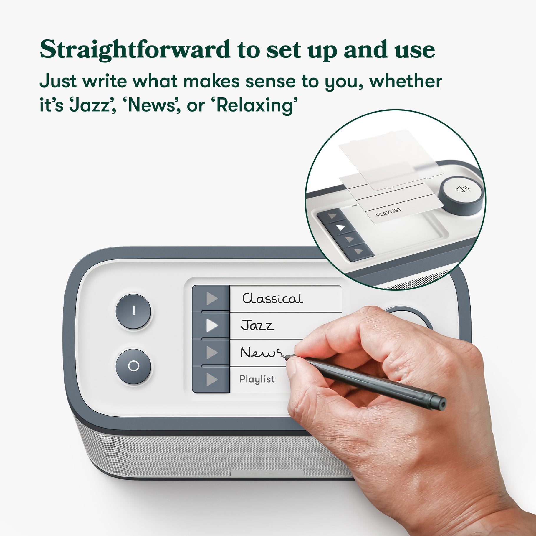 Dementia Radio & Music Player - FM / DAB+ / MP3