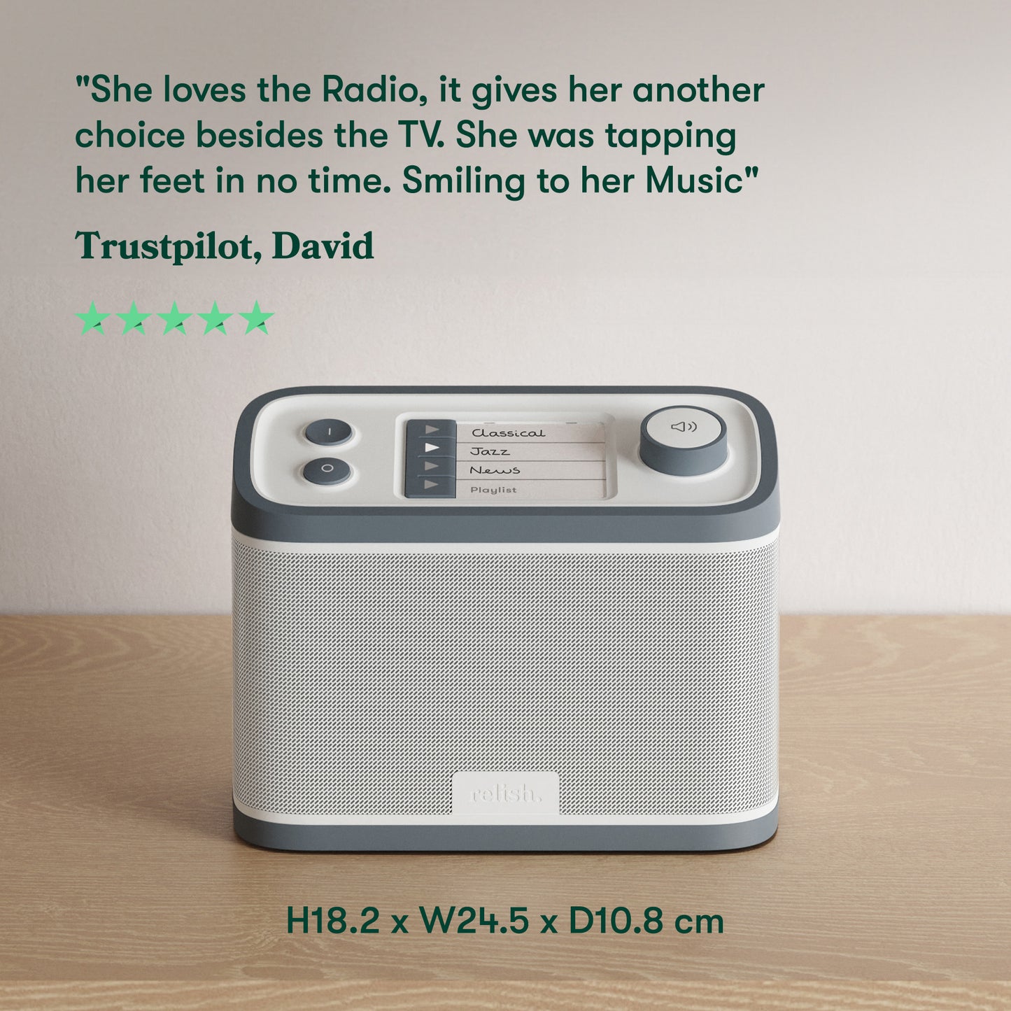 Dementia Radio & Music Player - FM / DAB+ / MP3