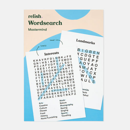 Dementia-Friendly Wordsearch Level 1 & 2