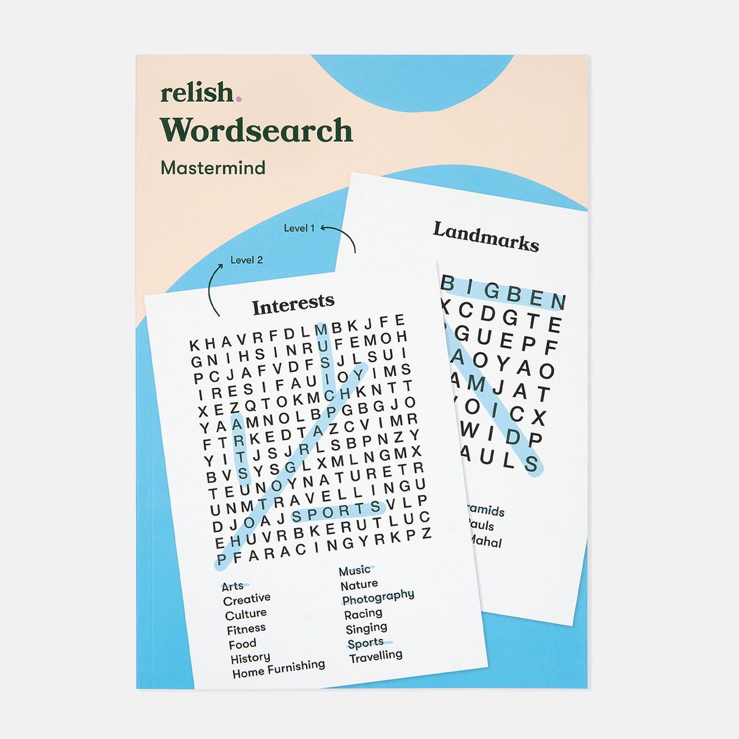Dementia-Friendly Wordsearch Level 1 & 2