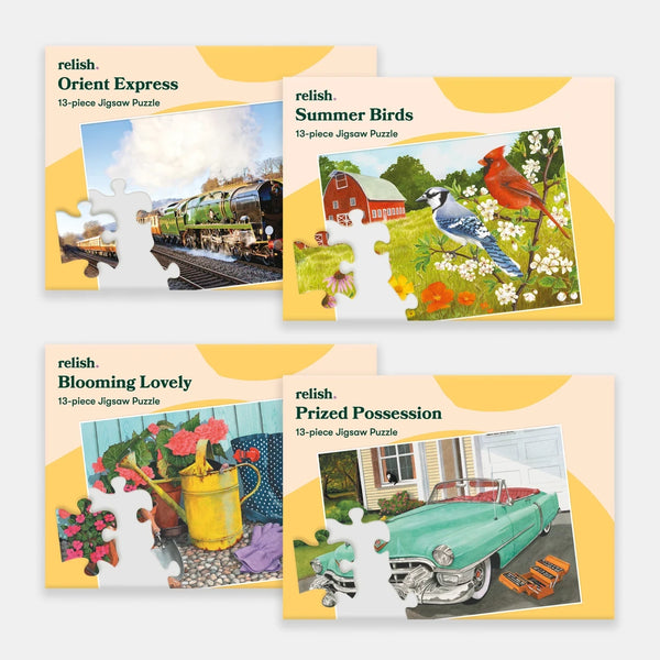 13 Piece Puzzle Pack no.2 for Dementia | Relish