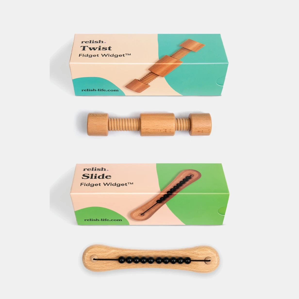Wooden fidget toys for people living with dementia, enhancing care home activities and engagement for the elderly with Alzheimer's.