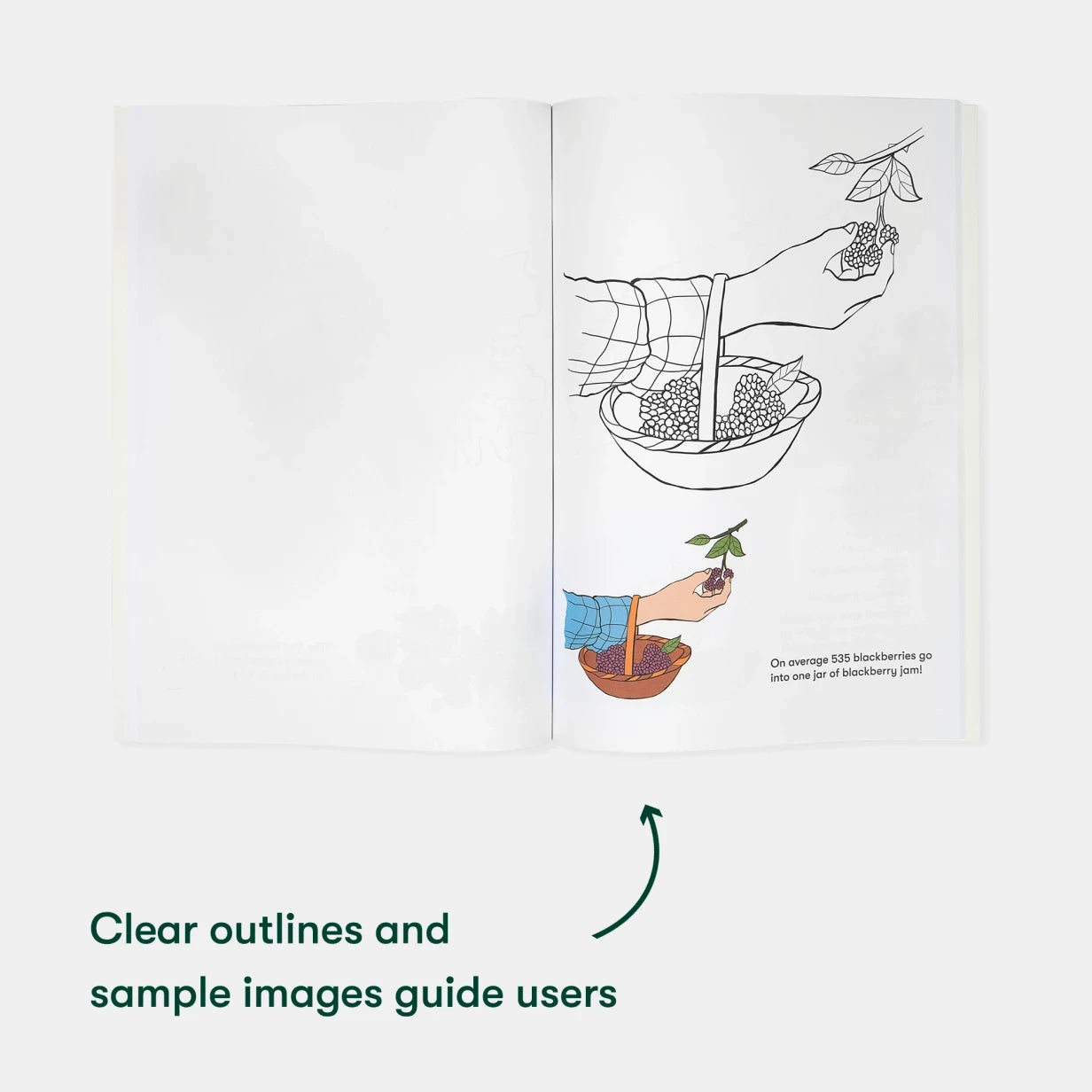 Coloring book for people living with dementia with clear outlines, ideal for care home activities and gifts for people with dementia.