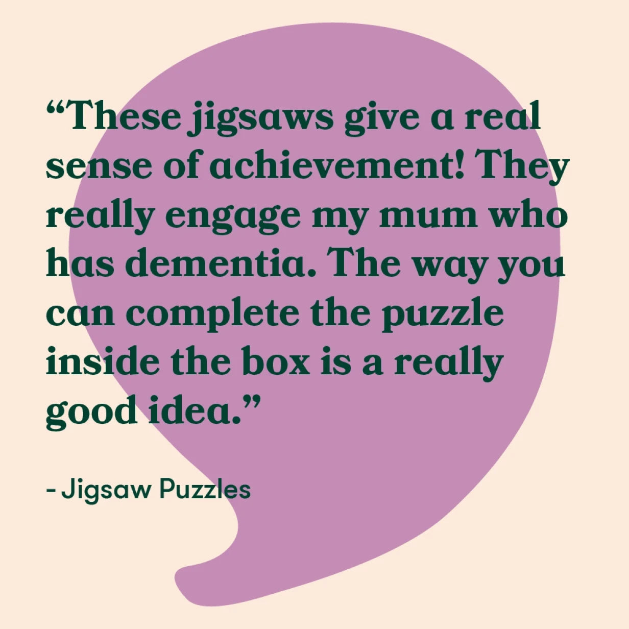 Jigsaw puzzles for dementia patients offer engagement and achievement, ideal for care home activities and Alzheimer's gifts.