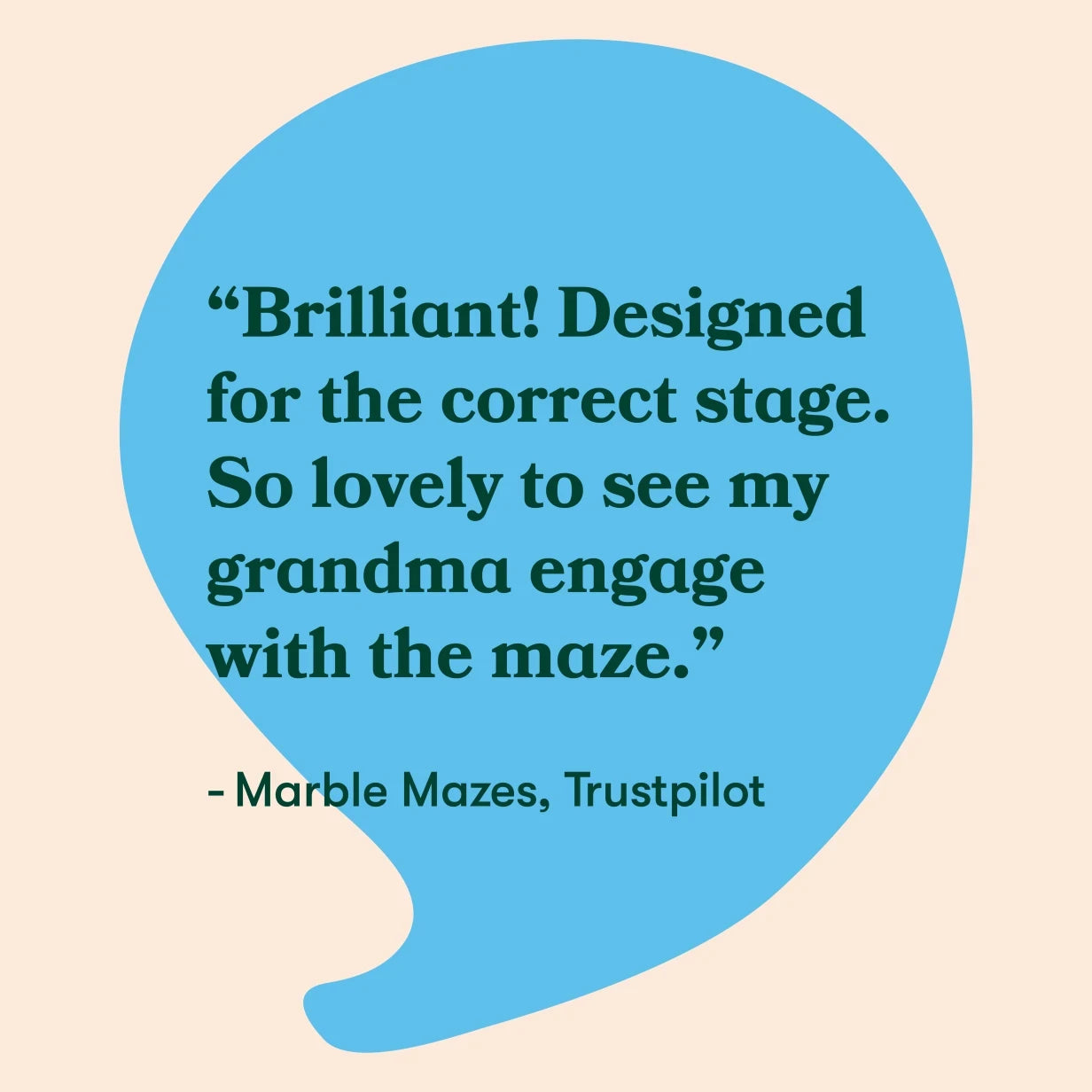 Review praises dementia-friendly maze, highlighting its suitability for care home activities and engagement for elderly with dementia.